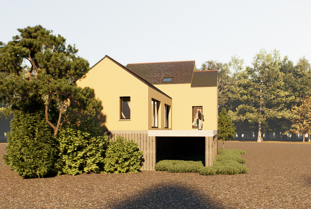 Maisons CARON - Affichage 3D 'Vue extérieure'