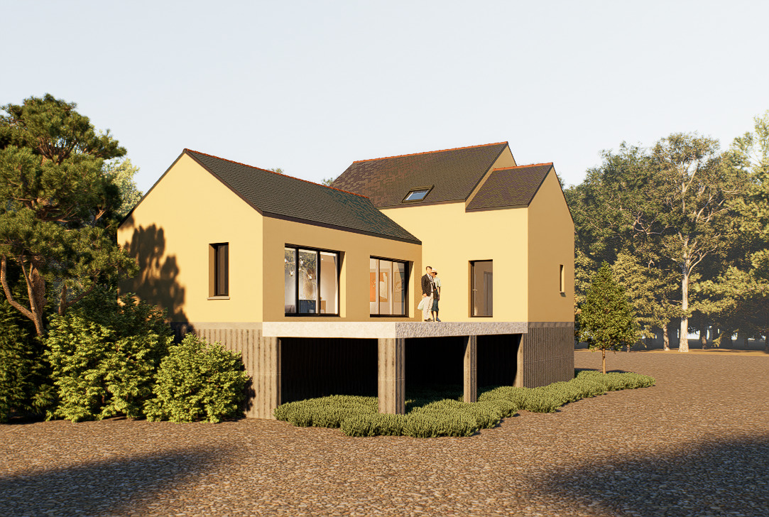 Maisons CARON - Affichage 3D 'Vue extérieure'