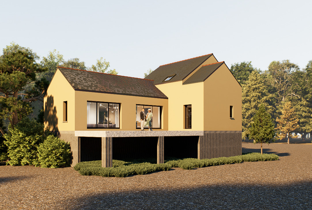Maisons CARON - Affichage 3D 'Vue extérieure'