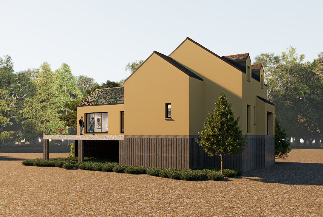 Maisons CARON - Affichage 3D 'Vue extérieure'