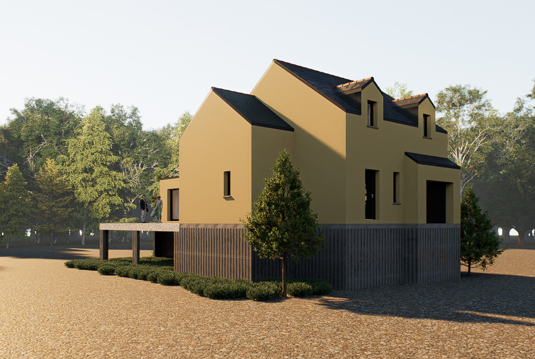 Maisons CARON - Affichage 3D 'Vue extérieure'