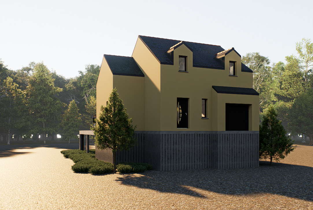 Maisons CARON - Affichage 3D 'Vue extérieure'