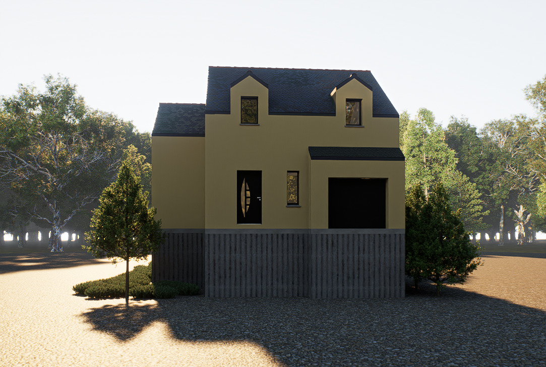 Maisons CARON - Affichage 3D 'Vue extérieure'