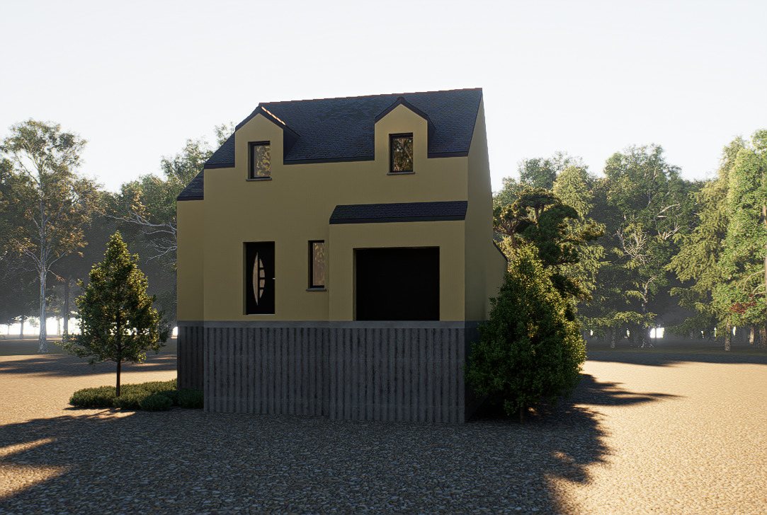 Maisons CARON - Affichage 3D 'Vue extérieure'