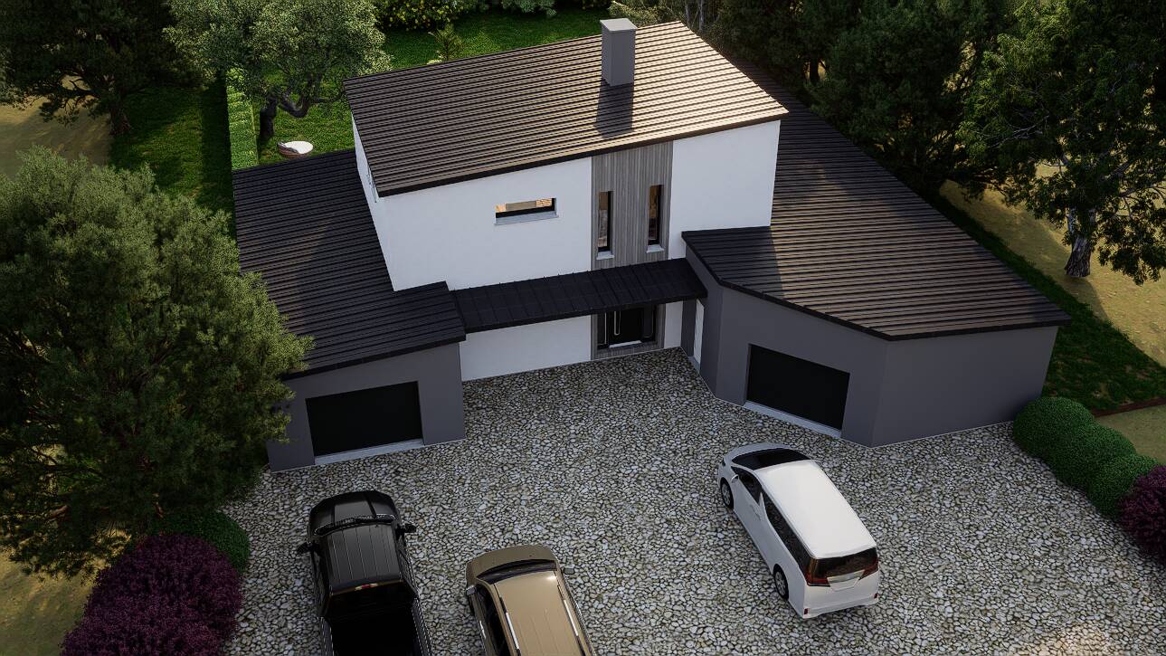 Maisons CARON - Affichage 3D 'Vue du ciel'