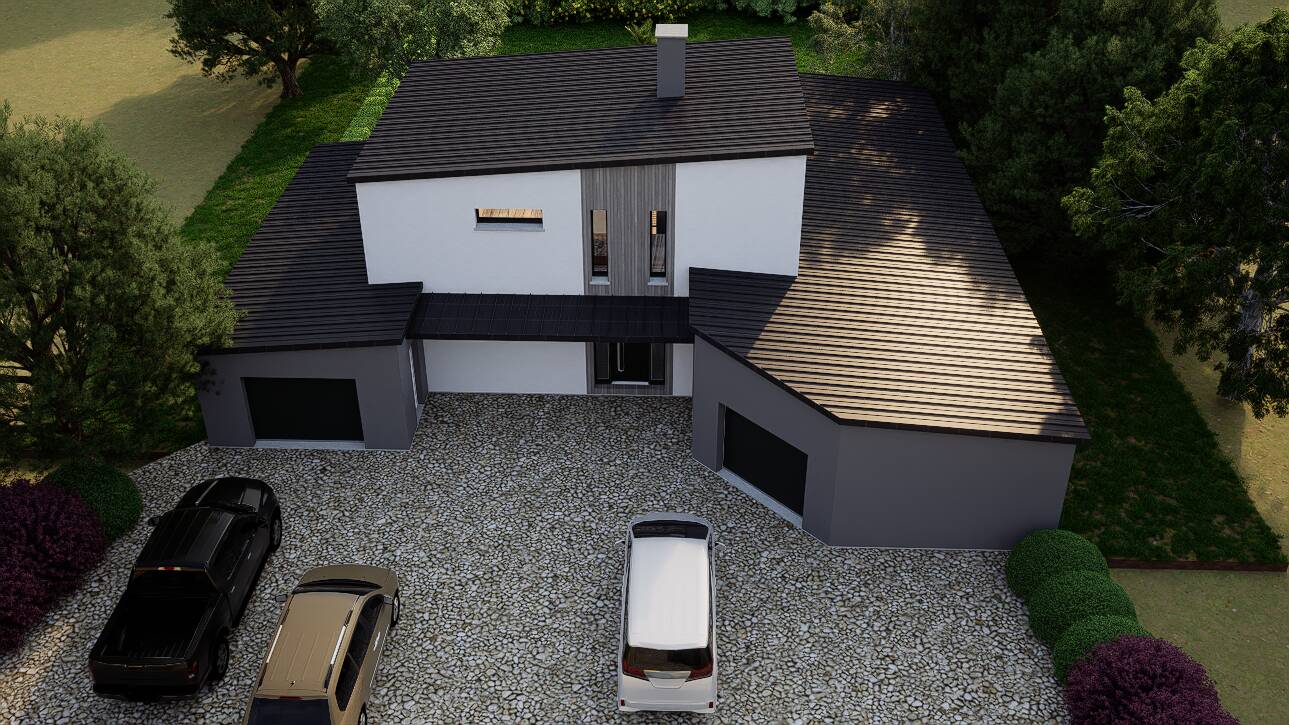 Maisons CARON - Affichage 3D 'Vue du ciel'