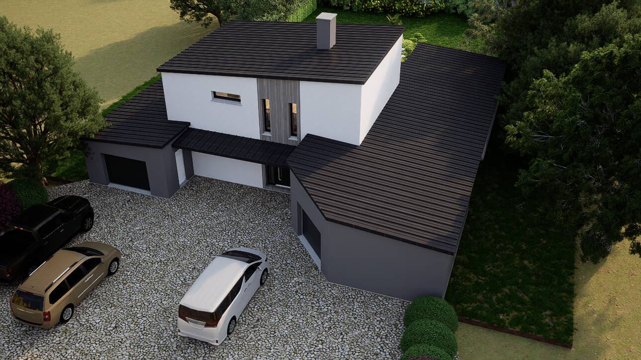 Maisons CARON - Affichage 3D 'Vue du ciel'