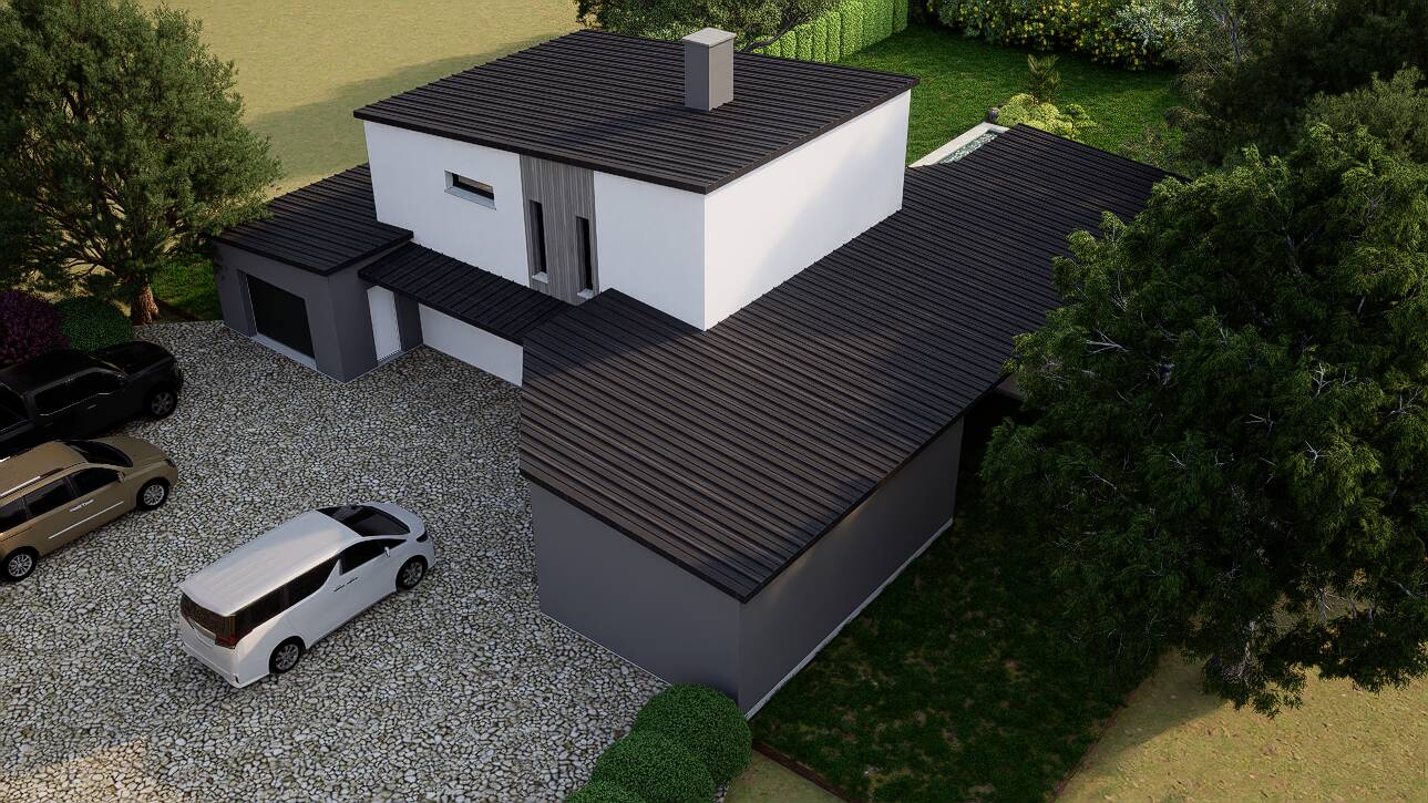 Maisons CARON - Affichage 3D 'Vue du ciel'