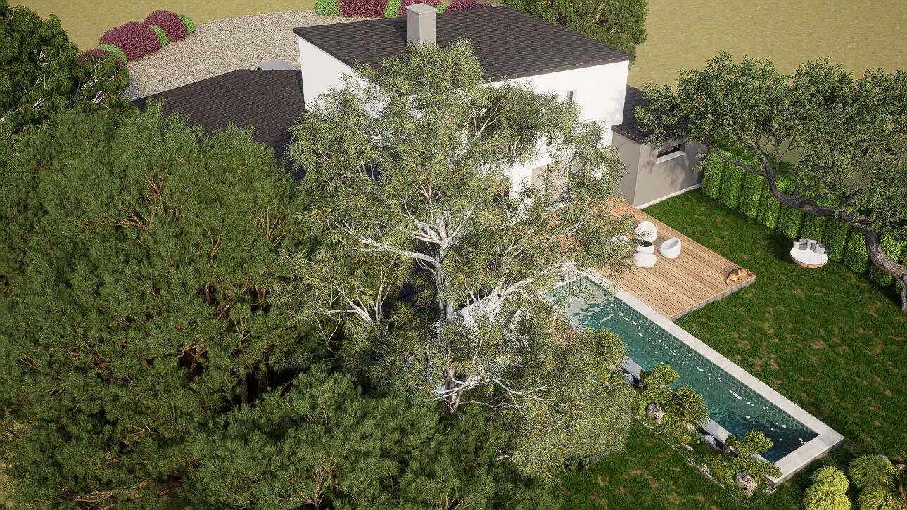 Maisons CARON - Affichage 3D 'Vue du ciel'