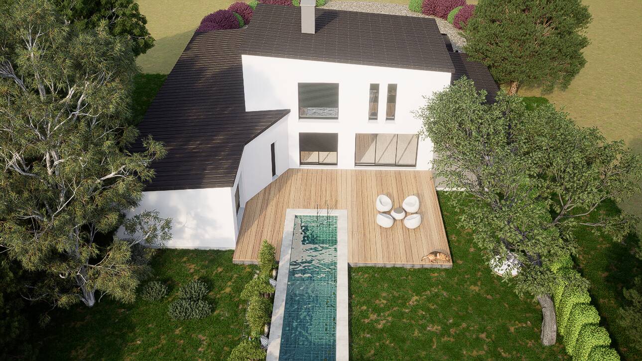 Maisons CARON - Affichage 3D 'Vue du ciel'