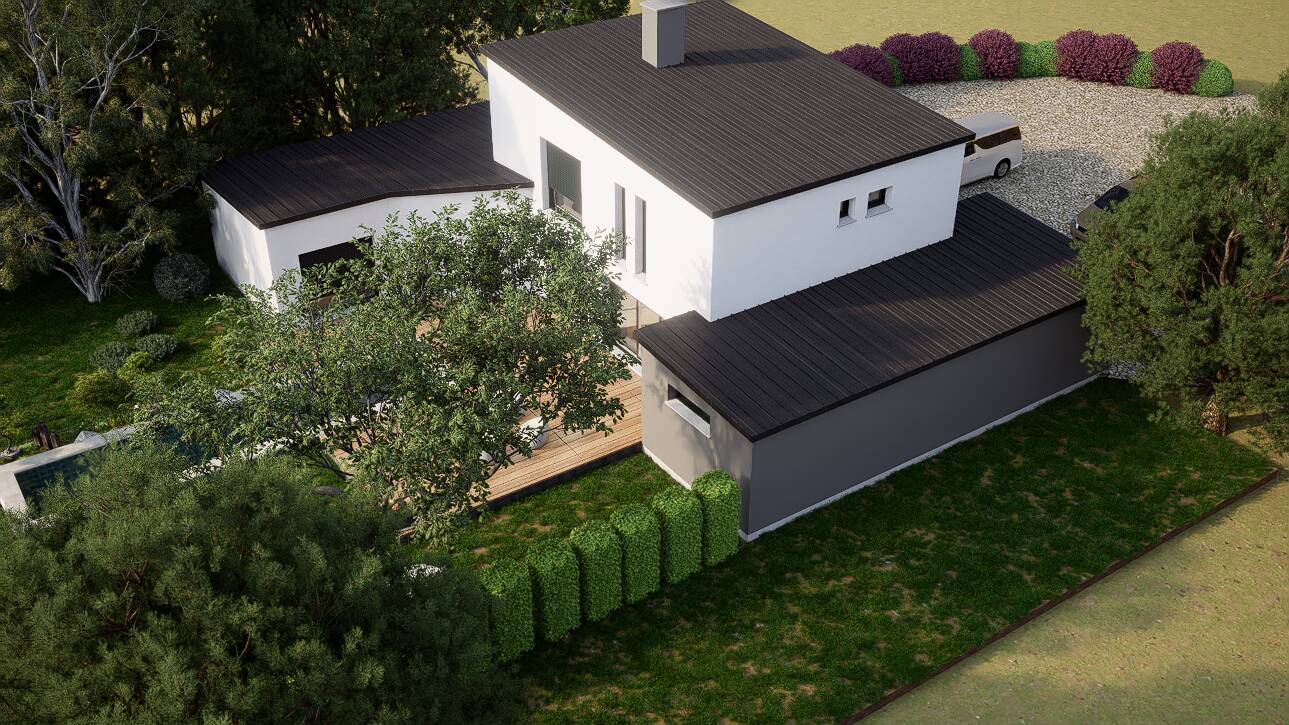 Maisons CARON - Affichage 3D 'Vue du ciel'
