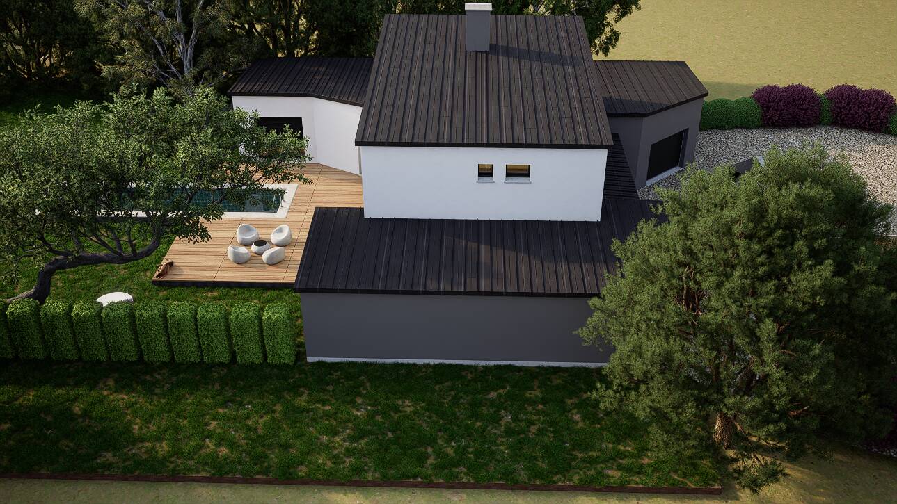 Maisons CARON - Affichage 3D 'Vue du ciel'