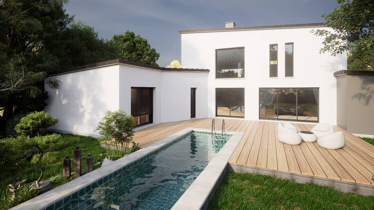 Maisons CARON - Affichage 3D 'Vue extérieure'