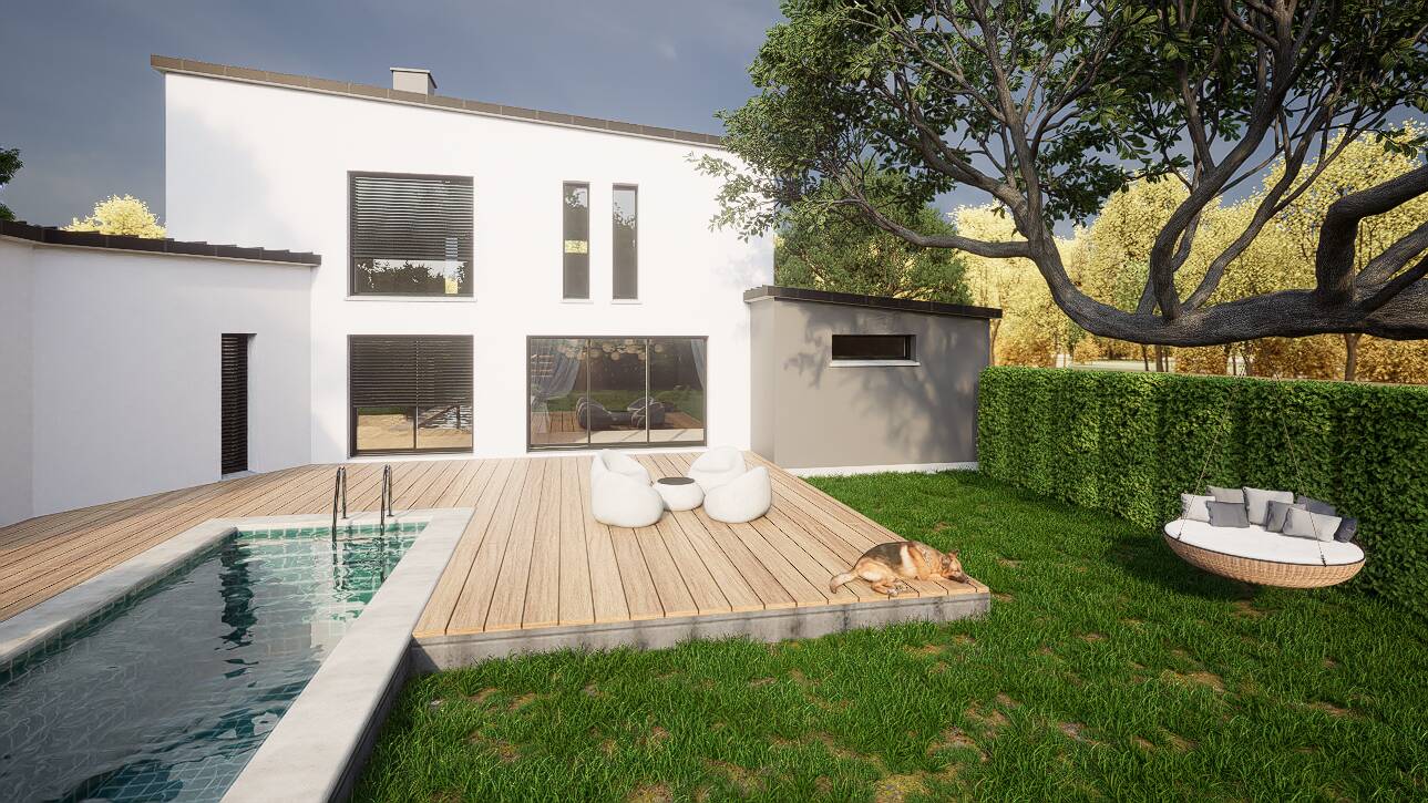 Maisons CARON - Affichage 3D 'Vue extérieure'