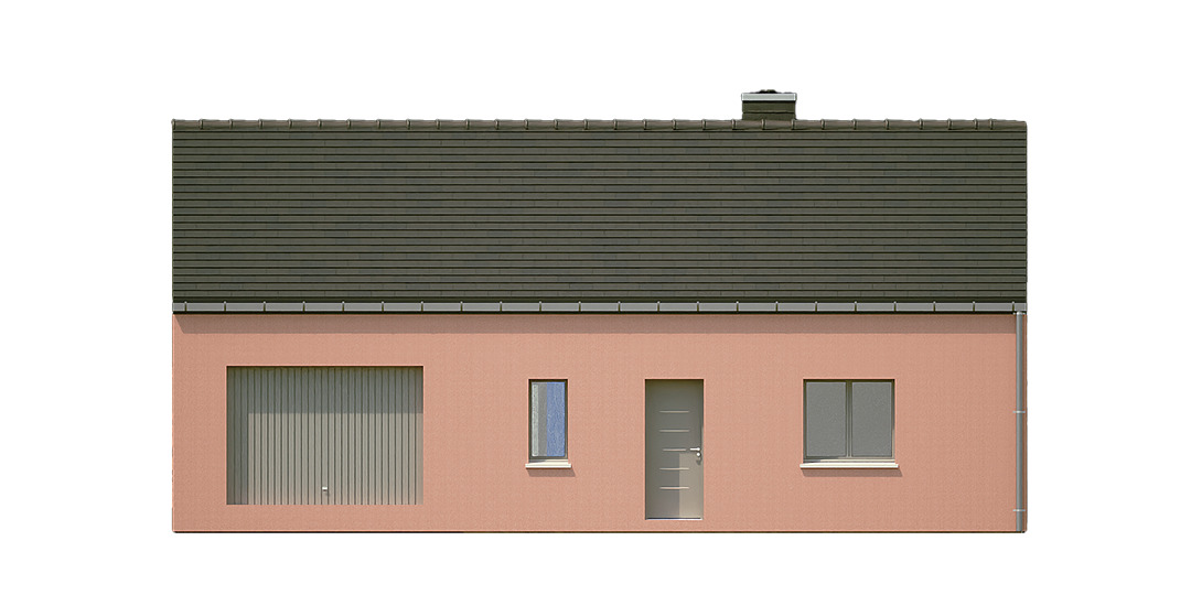Maisons CARON - /images/projetsmaison plain pied facade nord rose batiment de france lotissement bain de bretagne 35