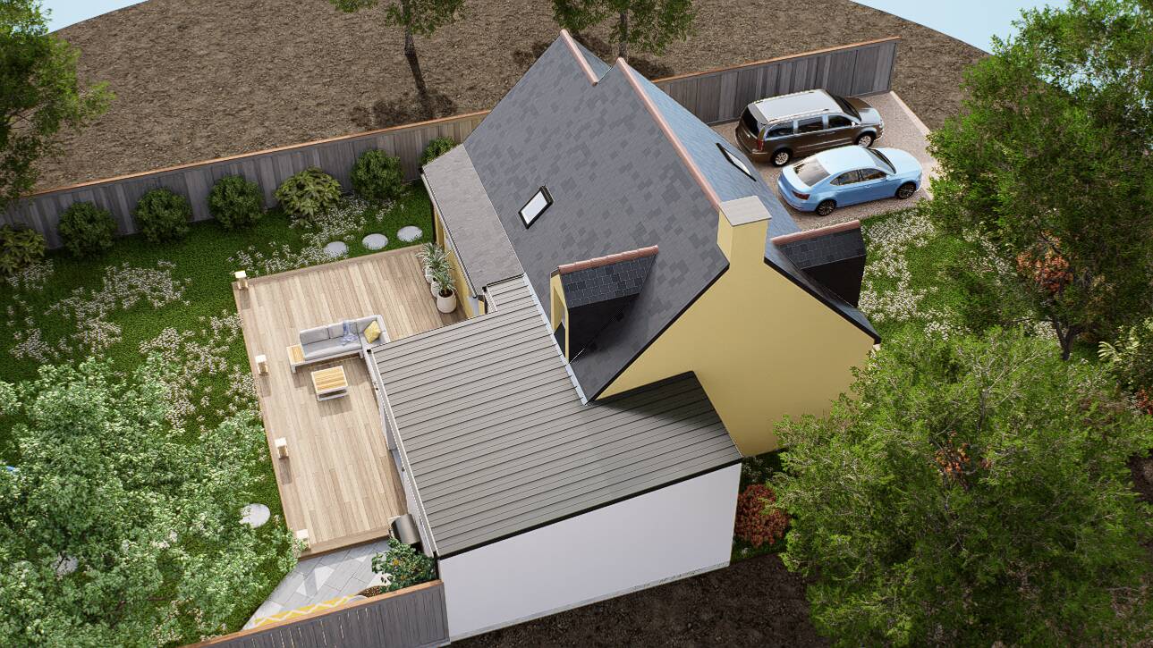 Maisons CARON - Affichage 3D 'Vue du ciel'