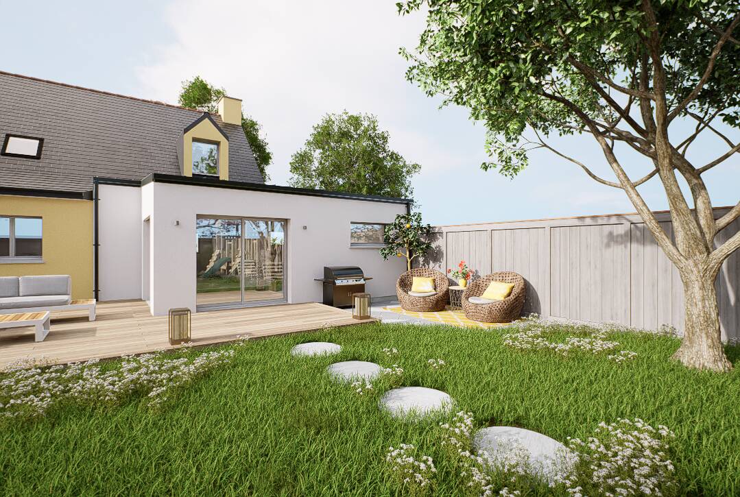 Maisons CARON - Affichage 3D 'Vue extérieure'
