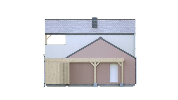 Maisons CARON - /images/projetsfacade sud maison volume simple carport terrasse etage lotissement batiment de frande bain de bretagne 35