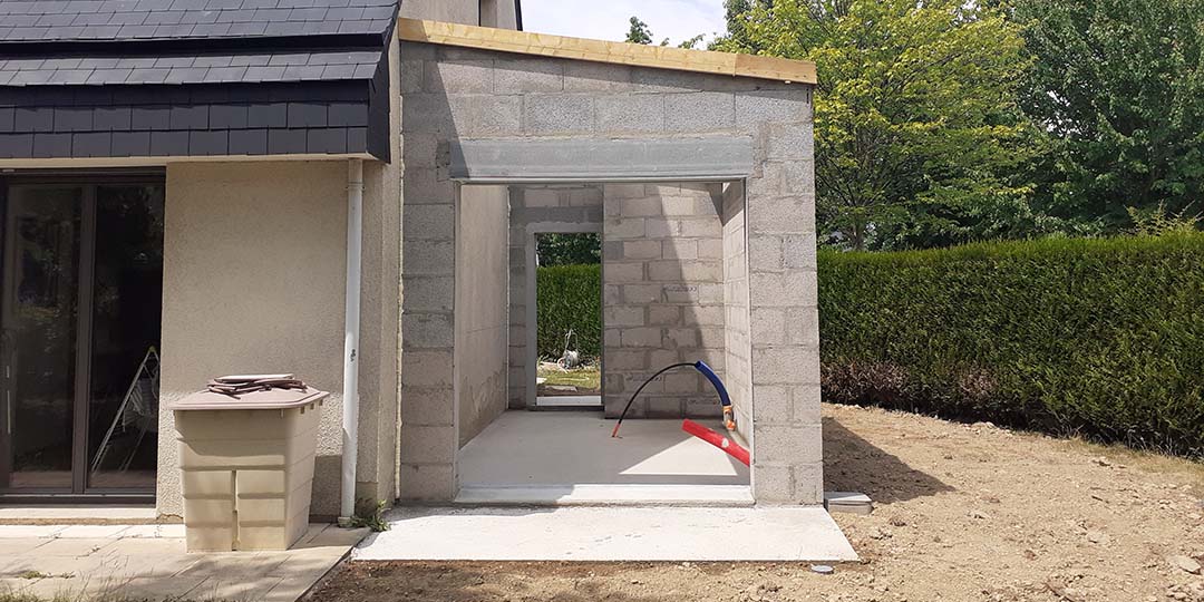 Maisons CARON - /images/projetsdeclaration prealable travaux maconnerie construction garage extension maison individuelle le rheu 35